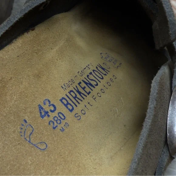 Birkenstock Boston Mocha Suede Clogs Soft Flat Comfort Casual Men’s Size 10-10.5 - Picture 10 of 10